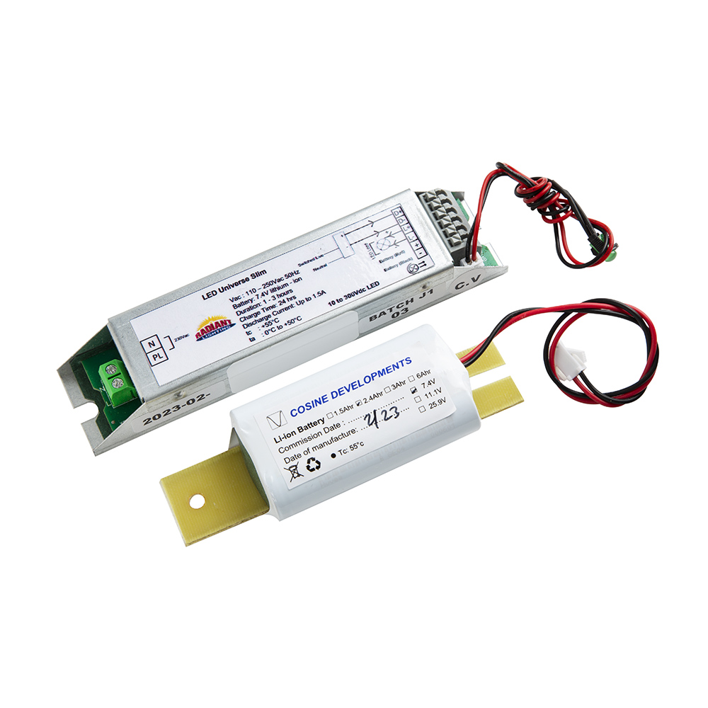 CO355 Emergency battery for use with fitting with external drivers up to 80W 