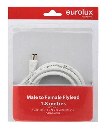 TA30 Male to Female Coaxial Flylead